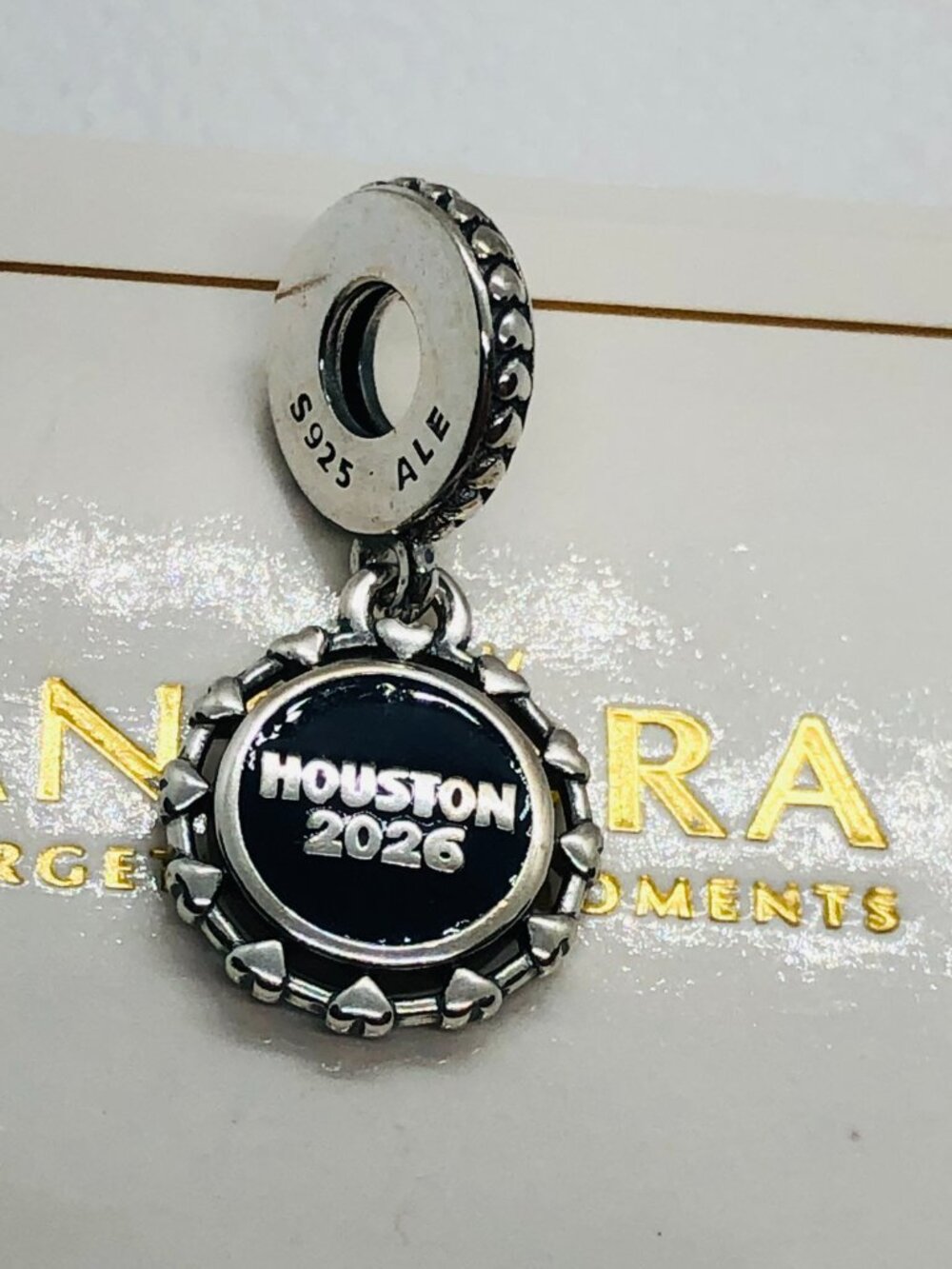 Pandora Houston 2026 Exclusive Dangle charm S967 Silver with box